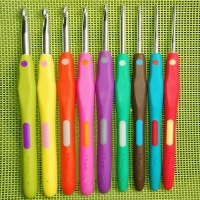 Набір гачків з силіконовими ручками (2-6мм)