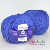 Vivchari Cotton Premium, синій кобальт 16 (василек)