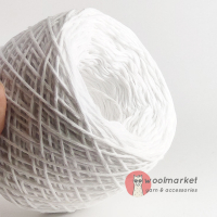 Woolmarket Natural Cotton, білий дим 01 (білий)