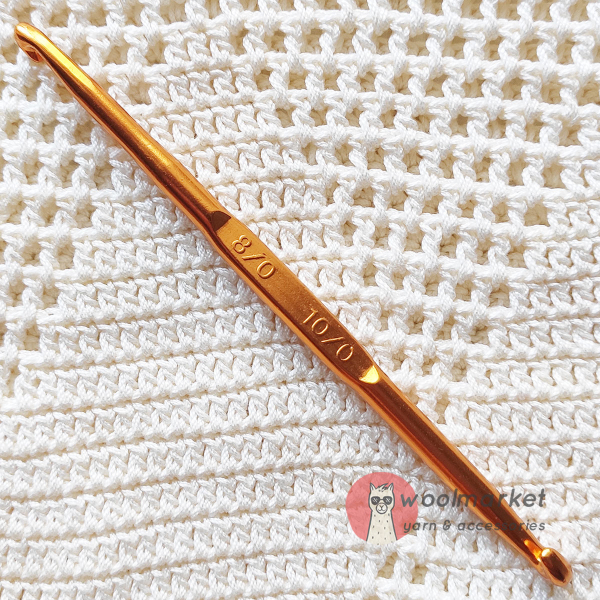 Залізний двосторонній гачок, золотий, 5,0-6,0мм