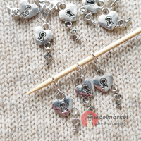 Маркери для в'язання "Ключ до серця", 3шт