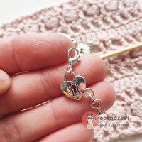 Маркери для в'язання "Ключ до серця", 3шт