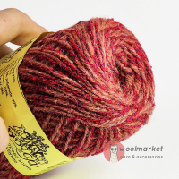 Vivchari Colored Boucle Wool червоний букле, теракот 907