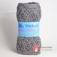 Vivchari Ethno-Cotton Classic Print, срібло туману 055