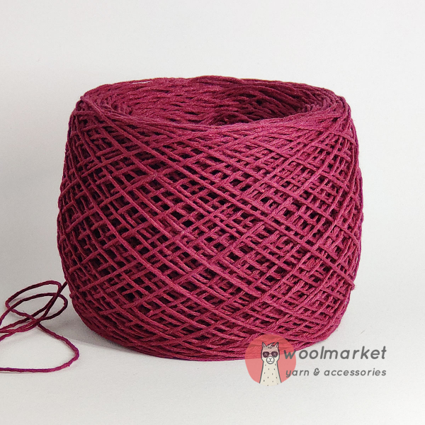 Woolmarket Linen Cotton 270, бордовий 0018