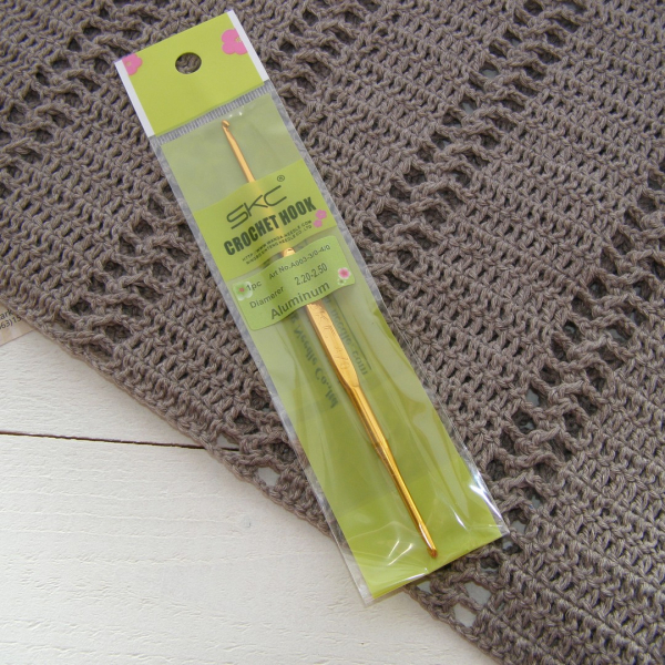 Залізний двосторонній гачок, золотий, 2,2-2,5мм