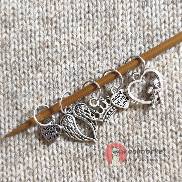 Маркери "Кохання", 8мм (5 шт) нероз'ємні