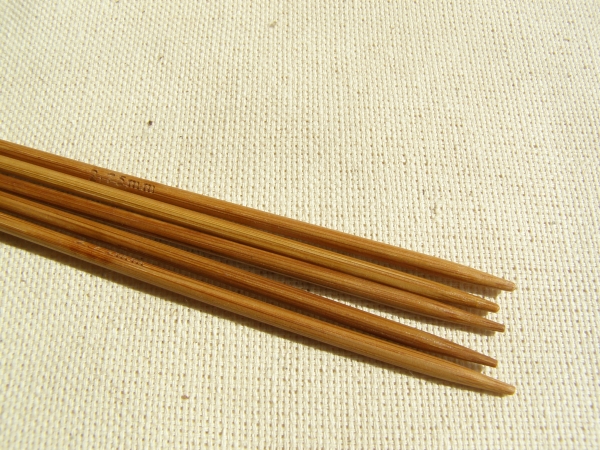 Чулочные бамбуковые спицы 20см, 2,75мм