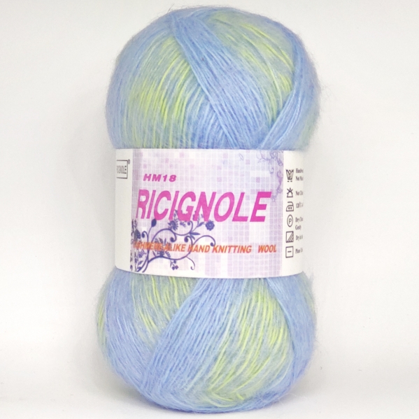 Ricignole HM 18 блакитний, жовтий (меланж) 4103