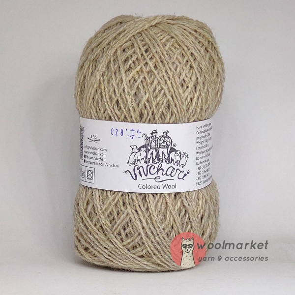 Vivchari Colored Wool льняний 828