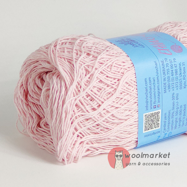 Vivchari Ethno-Cotton Classic рожева пудра 022-pudra