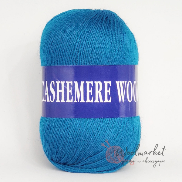 Lana Cashemere wool темна бірюза 1033