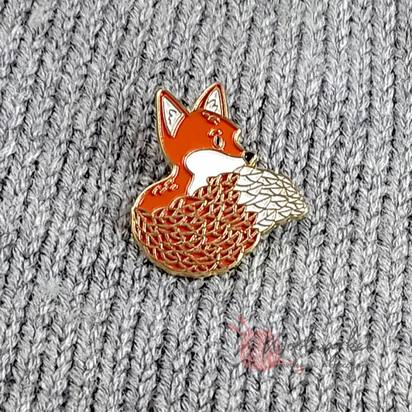 Брошь "Лисичка"