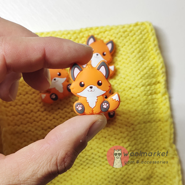 Стопери для спиць "Лисички", 2шт